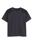 T-shirt per bambino Givenchy Kids blu con applicazioni - Rubino Kids