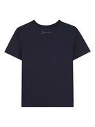 T-shirt per bambino Givenchy Kids blu con stampa serpente frontale - Rubino Kids