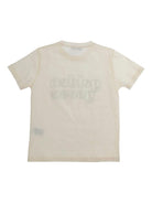 T-shirt per bambino Golden Goose Kids beige con logo - Rubino Kids