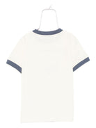 T-shirt per bambino Golden Goose Kids bianca con logo sul davanti - Rubino Kids