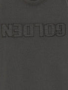 T-shirt per bambino Golden Goose Kids grigia con logo in rilievo - Rubino Kids