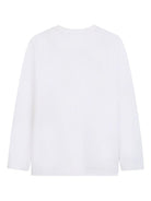 T-shirt per bambino Hugo Kids bianca con dettaglio logo stampato - Rubino Kids