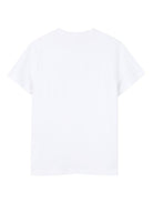 T-shirt per bambino Hugo Kids bianca con logo a contrasto - Rubino Kids