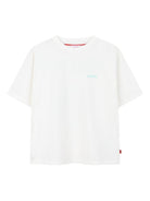 T-shirt per bambino Hugo Kids bianca con stampa grafica sul retro - Rubino Kids