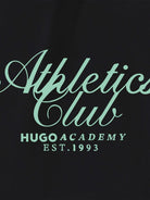 T-shirt per bambino Hugo Kids nera con logo sul davanti - Rubino Kids