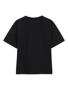 T-shirt per bambino Hugo Kids nera con logo sul davanti - Rubino Kids