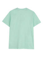 T-shirt per bambino Hugo Kids verde con logo goffrato - Rubino Kids