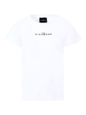John Richmond Junior white t-shirt for boys with logo