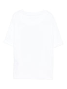 T-shirt per bambino John Richmond Junior bianco con stampa grafica - Rubino Kids