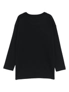 T-shirt per bambino John Richmond Junior nero con dettaglio logo - Rubino Kids