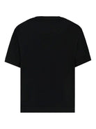 T-shirt per bambino John Richmond Junior nero con dettaglio logo - Rubino Kids