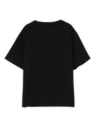 T-shirt per bambino John Richmond Junior nero con stampa grafica - Rubino Kids