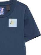 T-shirt per bambino K Way Kids blu con stampa grafica - Rubino Kids
