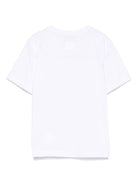 T-shirt per bambino K Way Kids Fanton bianco con tasca applicata sul petto - Rubino Kids