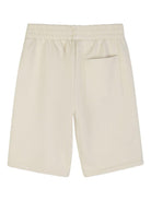 T-shirt per bambino Kenzo Kids beige con logo sul davanti - Rubino Kids