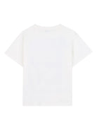 T-shirt per bambino Kenzo Kids bianca con stampa grafica - Rubino Kids