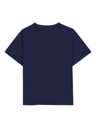 T-shirt per bambino Kenzo Kids blu con stampa tigre - Rubino Kids