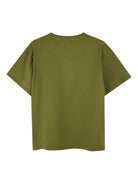 T-shirt per bambino Kenzo Kids verde con stampa grafica - Rubino Kids