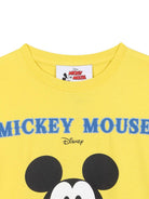 T-shirt per bambino Marc Jacobs Kids x Disney Mickey Mouse gialla con stampa grafica - Rubino Kids