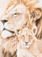 T-shirt per bambino Molo beige con stampa Leone - Rubino Kids