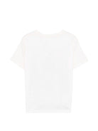 T-shirt per bambino Molo bianca con stampa grafica dinosauri - Rubino Kids