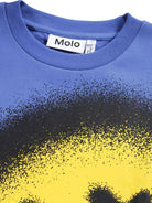 T-shirt per bambino Molo blu con stampa grafica smiley - Rubino Kids