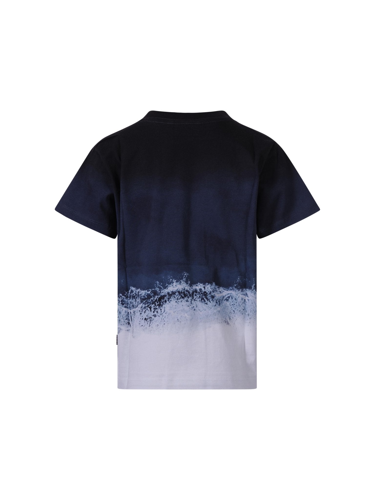 T-shirt per bambino Molo multicolore con stampa a onde - Rubino Kids