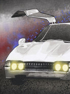 T-shirt per bambino Molo nera con stampa auto - Rubino Kids