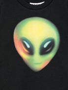 T-shirt per bambino Molo nera con stampa - Rubino Kids