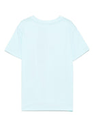 T-shirt per bambino Molo Rame azzurro con stampa grafica - Rubino Kids