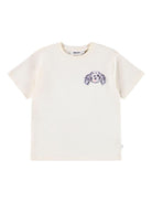 T-shirt per bambino Molo Riley bianco con stampa sul davanti - Rubino Kids