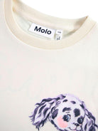 T-shirt per bambino Molo Riley bianco con stampa sul davanti - Rubino Kids