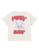 T-shirt per bambino Molo Riley bianco con stampa sul davanti - Rubino Kids