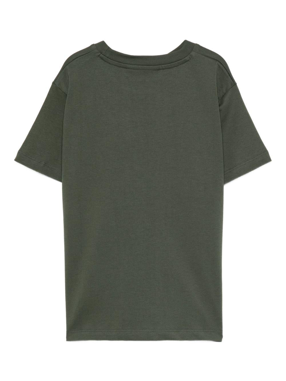 T-shirt per bambino Molo verde con simbolo della pace - Rubino Kids