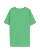 T-shirt per bambino Molo verde con stampa grafica - Rubino Kids