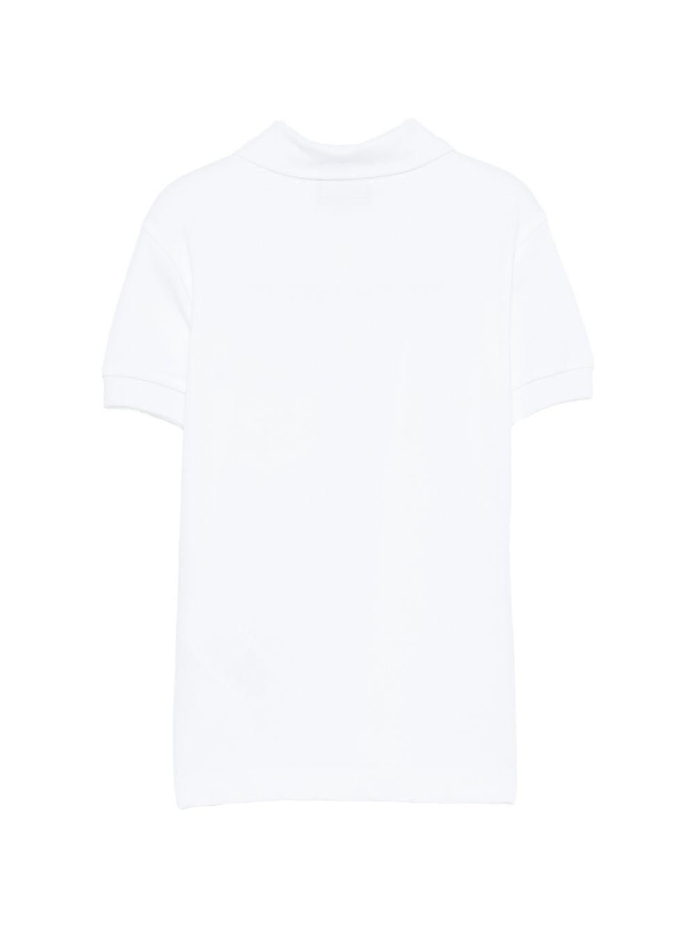 T-shirt per bambino Moschino Kids bianca con taschino - Rubino Kids