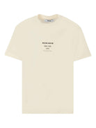 T-shirt per bambino MSGM Kids beige con stampa grafica - Rubino Kids