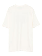 T-shirt per bambino MSGM Kids bianco con stampa grafica - Rubino Kids