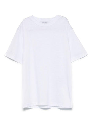 T-shirt per bambino Paolo Pecora Kids bianco con logo ricamato