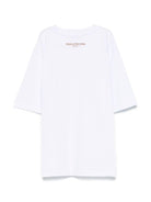 T-shirt per bambino Paolo Pecora Kids bianco con logo sul retro - Rubino Kids