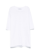 T-shirt per bambino Paolo Pecora Kids bianco con logo sul retro - Rubino Kids