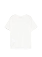 T-shirt per bambino Paolo Pecora Kids bianco con maniche corte - Rubino Kids