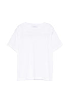 T-shirt per bambino Paolo Pecora Kids bianco con maniche corte - Rubino Kids