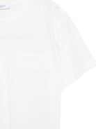 T-shirt per bambino Paolo Pecora Kids bianco con taschino - Rubino Kids