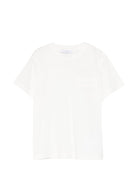 T-shirt per bambino Paolo Pecora Kids bianco con taschino - Rubino Kids