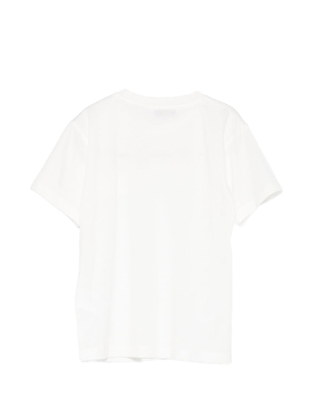 T-shirt per bambino Paolo Pecora Kids bianco con taschino - Rubino Kids