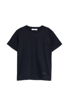 T-shirt per bambino Paolo Pecora Kids blu con maniche corte - Rubino Kids