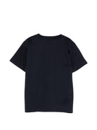 T-shirt per bambino Paolo Pecora Kids blu con maniche corte - Rubino Kids
