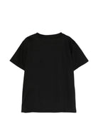 T-shirt per bambino Paolo Pecora Kids nero con maniche corte - Rubino Kids