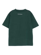 T-shirt per bambino Paolo Pecora Kids verde con applicazione sul petto - Rubino Kids